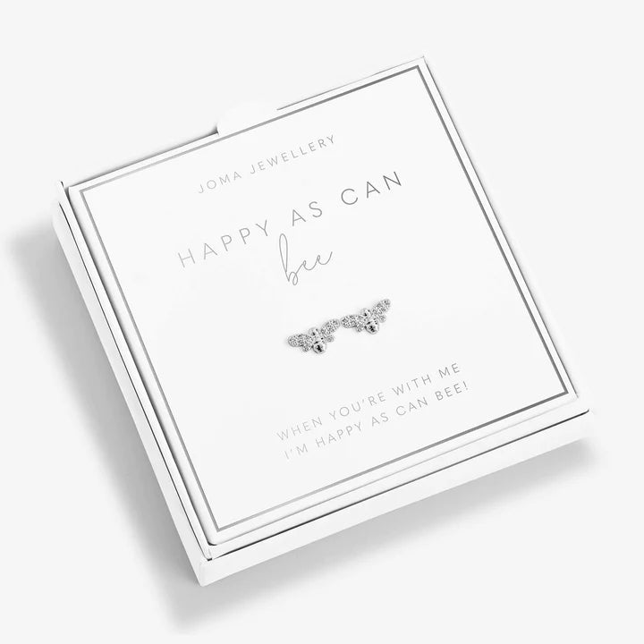 Joma Jewellery Boxed Earrings - Happy As Can Bee