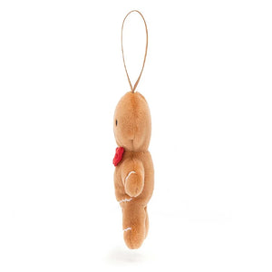 Jellycat Christmas Decoration - Festive Folly Gingerbread Fred