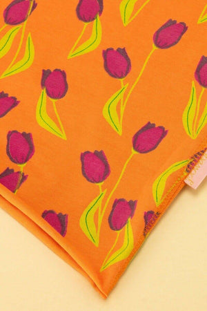 Powder Multi Way Band/Snood Orange Tulips