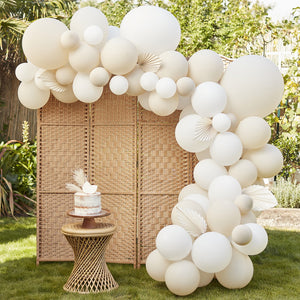 Ginger Ray Balloon Arch Kit - Cream & Nudes