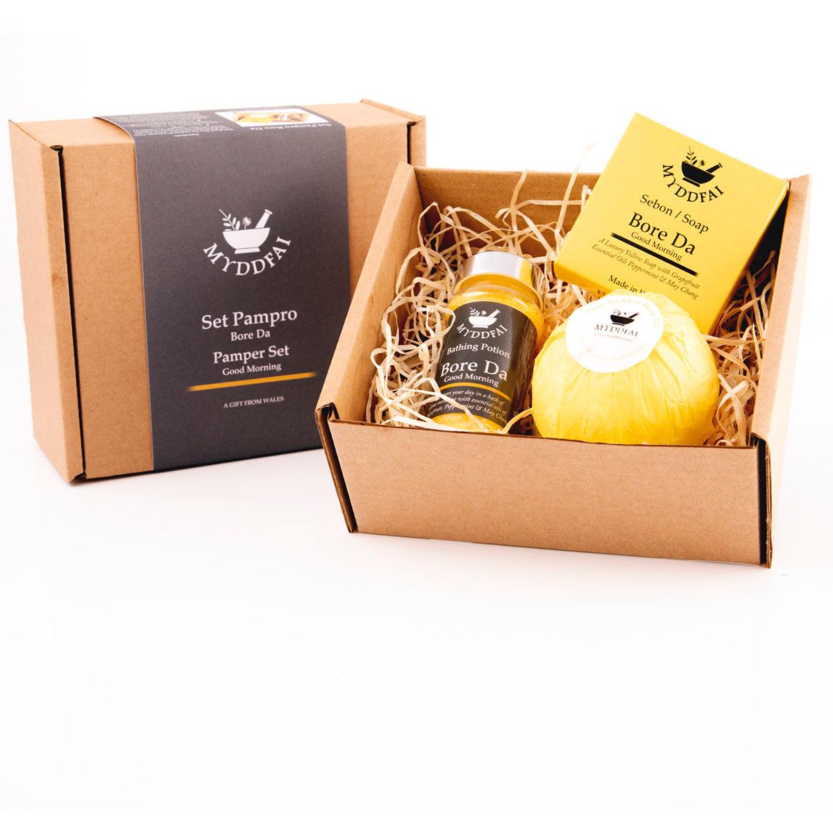 Bore Da / Good Morning Paper Set - Myddfai Giftset