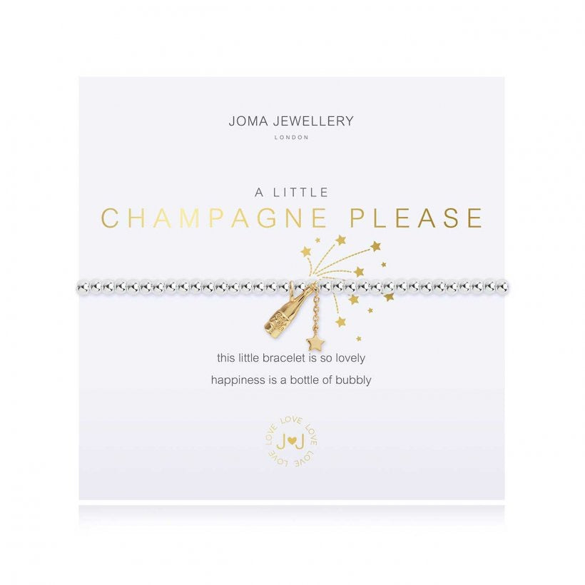 Joma Jewellery - Champagne Please Bracelet